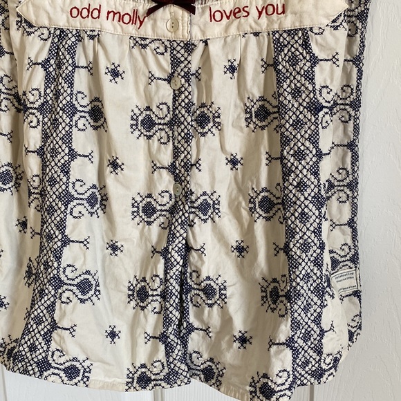 Boho-embroidered Sleeveless Top - Picture 6 of 13